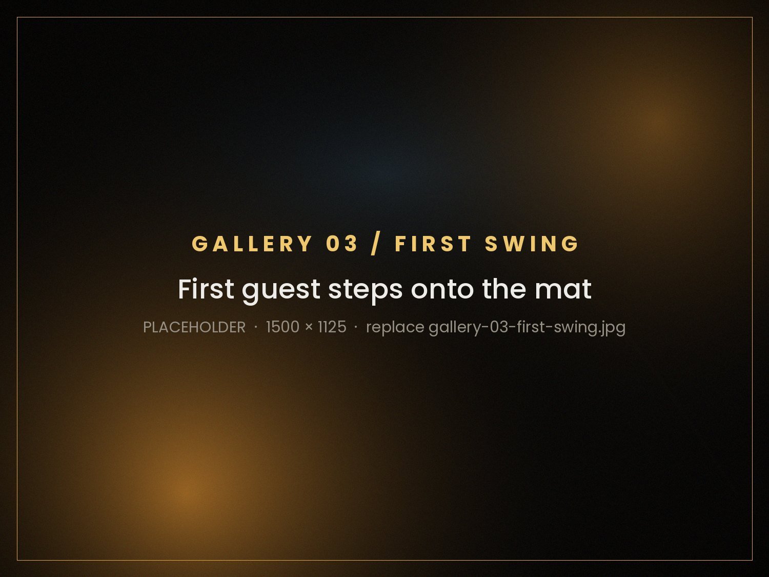 Someone always goes first. Usually with an audience.